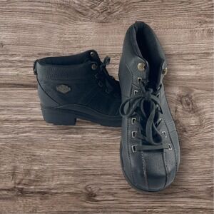 Harley-Davidson Dark Leather Moto Boots